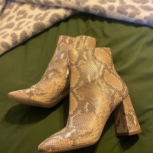 Sam Edelman Snakeskin boots